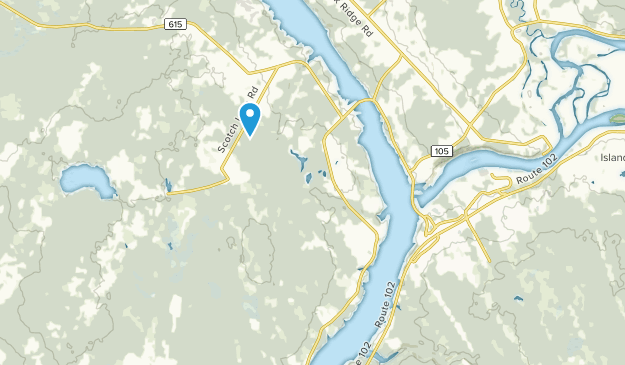 Mactaquac, Nouveau-Brunswick Map