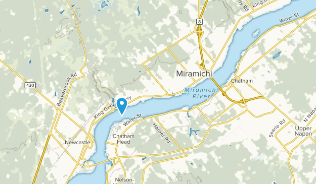 Miramichi, New Brunswick Map