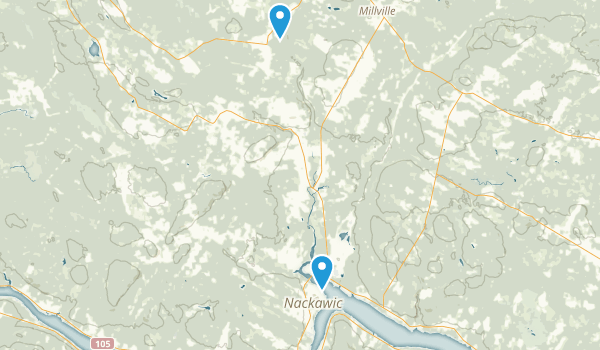 Nackawic, New Brunswick Map