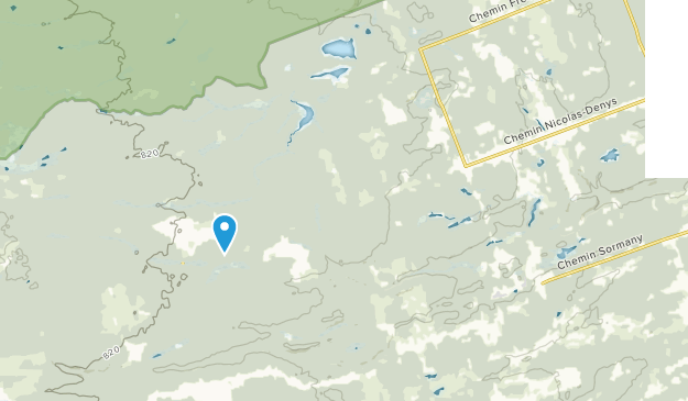 Nicholas Denys, New Brunswick Map