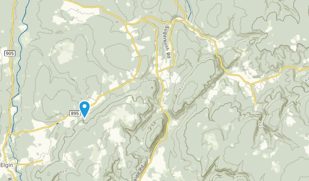 Prosser Brook, New Brunswick Map
