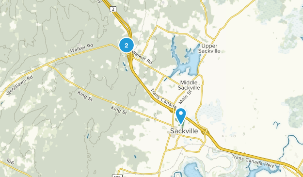 Sackville, New Brunswick Map