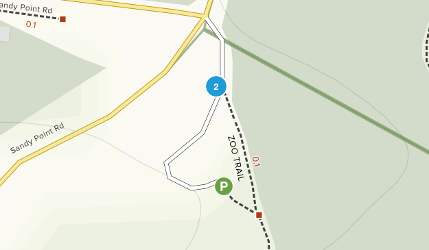 Sandy Point Road, New Brunswick Map