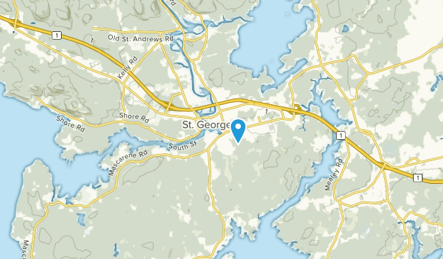 St George, Nouveau-Brunswick Map