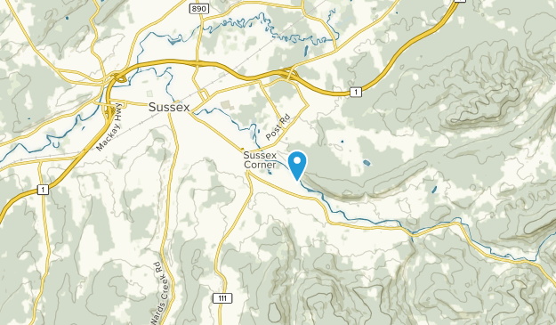 Sussex Corner, New Brunswick Map