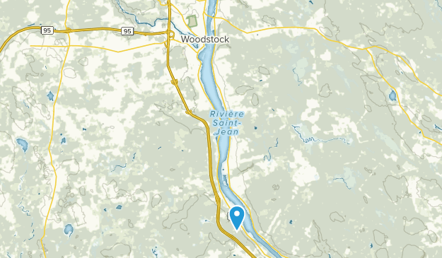 Woodstock, New Brunswick Map