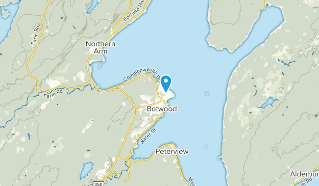 Botwood, Newfoundland and Labrador Map
