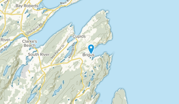 Brigus, Neufundland und Labrador Map