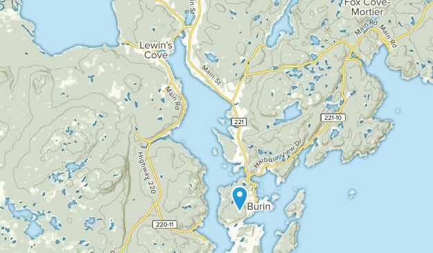 Burin Bay Arm, Newfoundland and Labrador Map