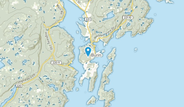 Burin Bay Arm, Newfoundland and Labrador Map