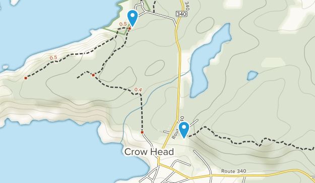 Crow Head, Terranova y Labrador Map