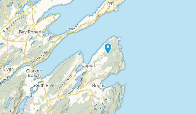 Cupids, Terre-Neuve-et-Labrador Map