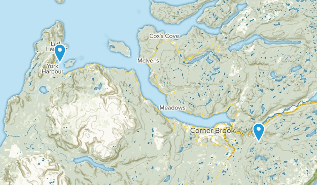 Division No. 5, Newfoundland and Labrador Map