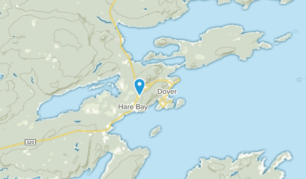Dover, Newfoundland and Labrador Map