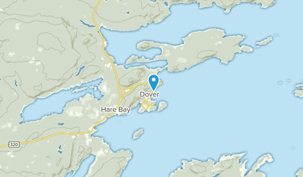 Dover, Terre-Neuve-et-Labrador Map