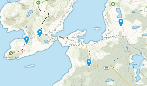 Fogo, Terre-Neuve-et-Labrador Map