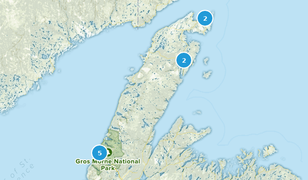 Glenburnie-Birchy Head-Shoal Brook, Neufundland und Labrador Map