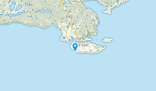 Goose Cove East, Newfoundland and Labrador Map