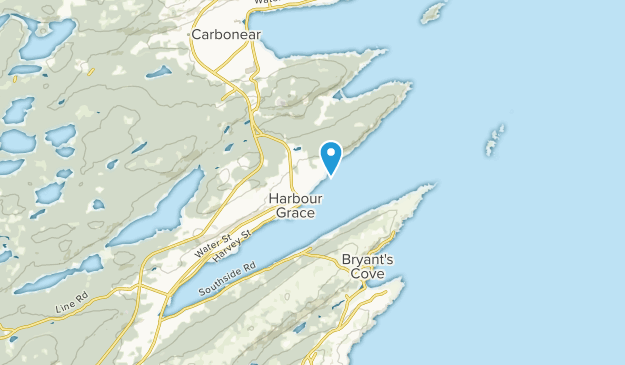 Harbour Grace, Newfoundland and Labrador Map