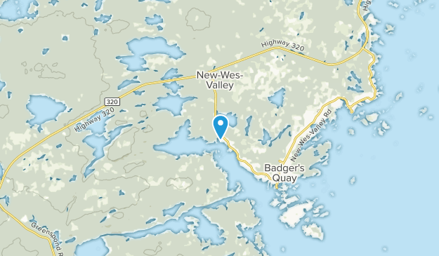 New-Wes-Valley, Terre-Neuve-et-Labrador Map