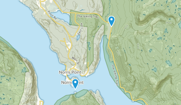Norris Point, Newfoundland and Labrador Map