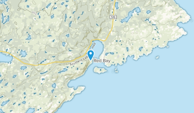 Red Bay, Terre-Neuve-et-Labrador Map
