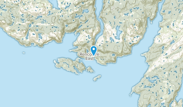 Rencontre East, Newfoundland and Labrador Map