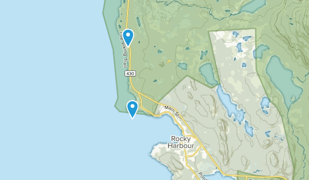 Rocky Harbour, Newfoundland and Labrador Map