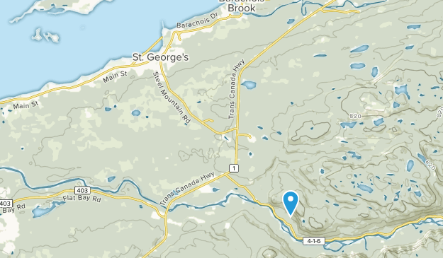 Saint George's, Terre-Neuve-et-Labrador Map
