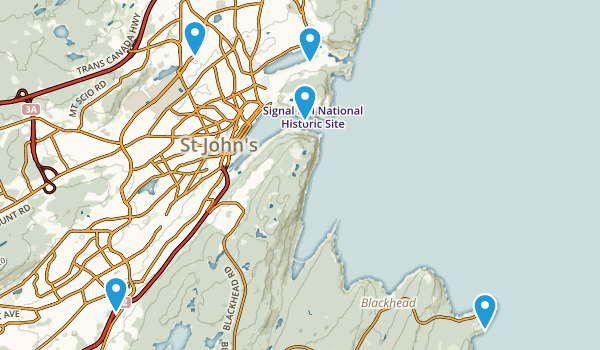 Saint John's, Newfoundland and Labrador Map