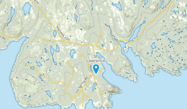 Saint Lawrence, Newfoundland and Labrador Map