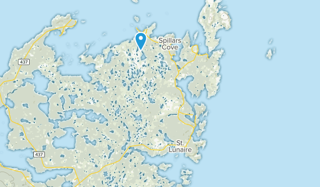 Saint Lunaire-Griquet, Terranova y Labrador Map