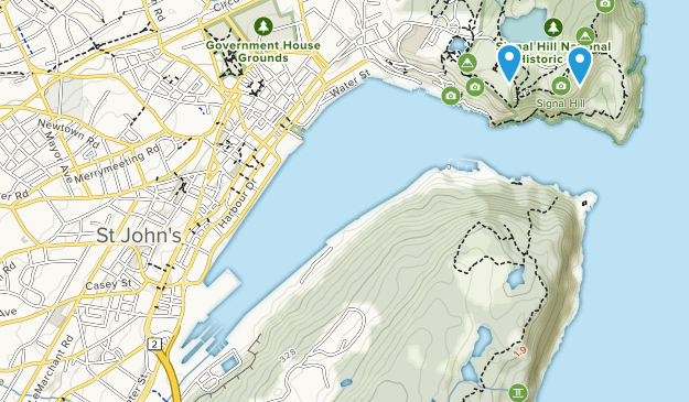 Shea Heights, Newfoundland and Labrador Map