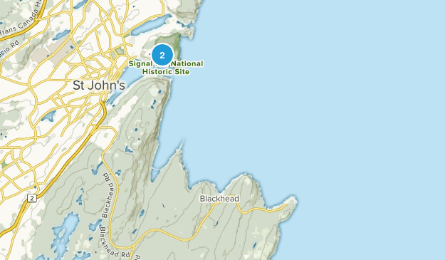 Shea Heights, Newfoundland and Labrador Map