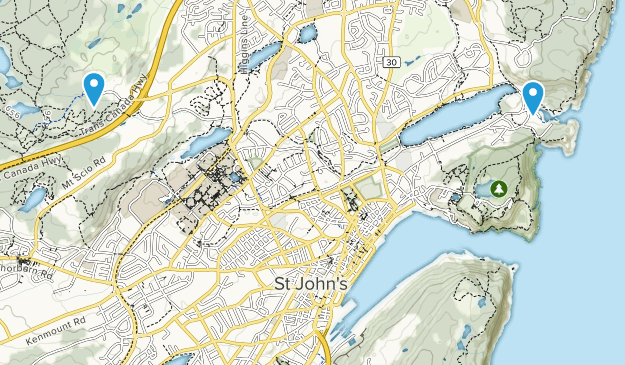 St. John's, Newfoundland and Labrador Map