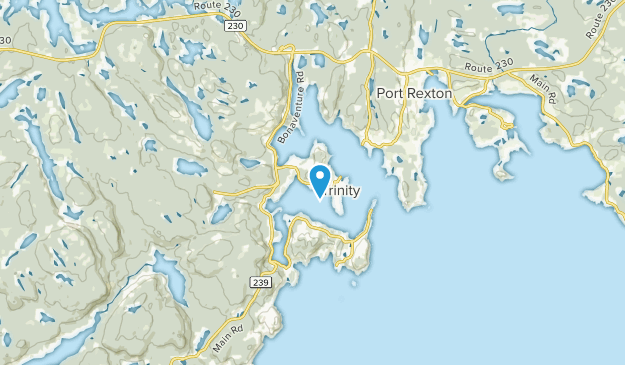 Trinity, Newfoundland and Labrador Map