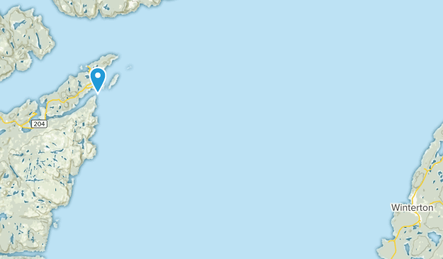 Turks Cove, Terranova y Labrador Map