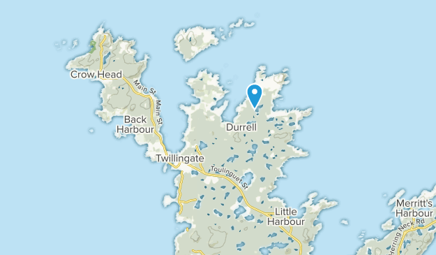Twillingate, Newfoundland and Labrador Map
