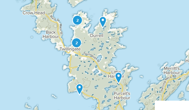 Twillingate, Neufundland und Labrador Map