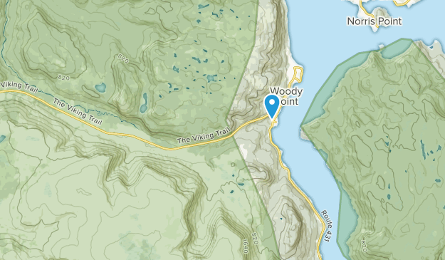 Woody Point, Newfoundland and Labrador Map