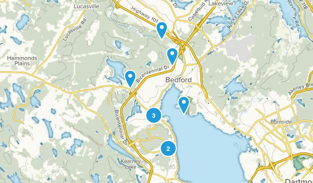 Bedford, Nova Scotia Map