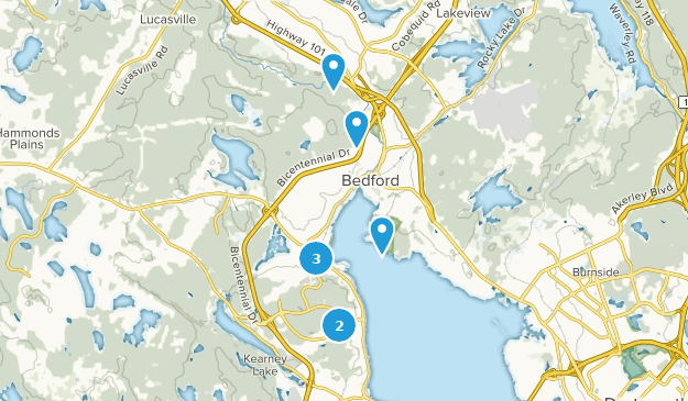 Bedford, Nova Scotia Map