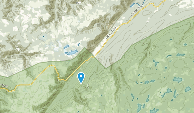 Big Intervale Cape North, Nouvelle-Écosse Map
