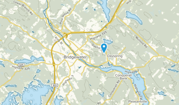 Bridgewater, Nova Scotia Map