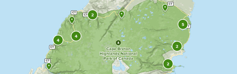 Map Of Cape Breton Highlands Best 10 Trails And Hikes In Cape Breton Highlands National Park | Alltrails