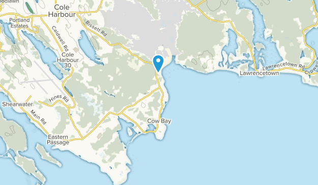 Cow Bay, Nova Scotia Map