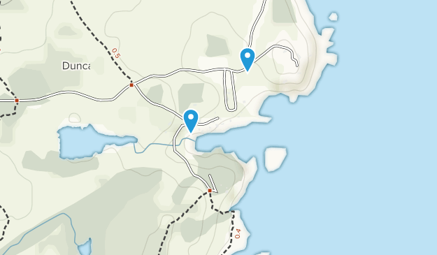 Duncan Cove, Nova Scotia Map