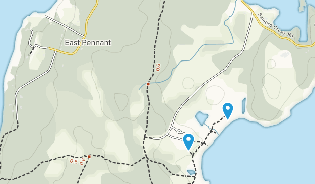East Pennant, Nova Scotia Map