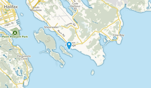 Eastern Passage, Nova Scotia Map