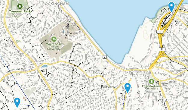 Fairview, Nova Scotia Map